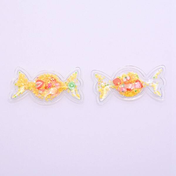 Plastic with Resin and Polymer Clay Accessories