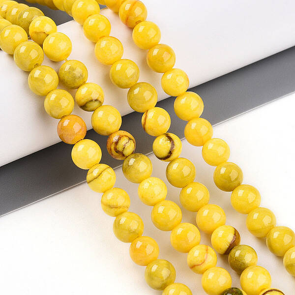 Natural Persian Jade Beads Strands