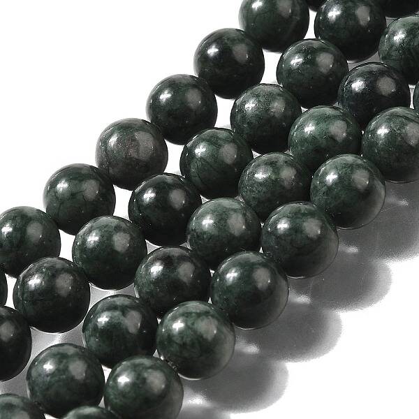 Natural Black Jade Beads Strands