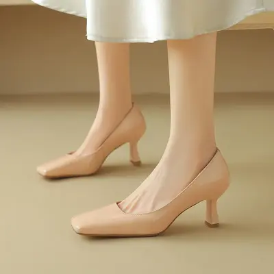 CHIKO Trinity Square Toe Stiletto Pumps Shoes