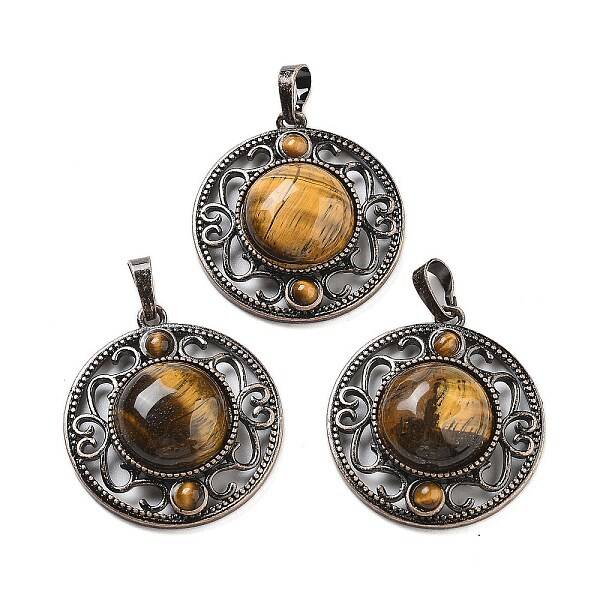 Natural Tiger Eye Pendants