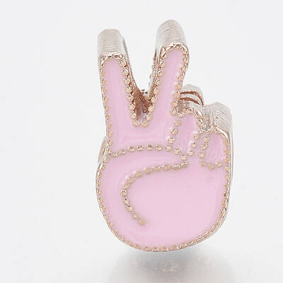 Alloy Enamel ASL European Beads