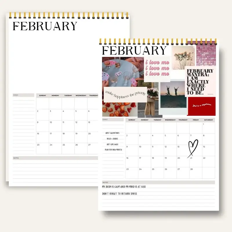2025 Vision Board Wall Calendar | Ready Renew Monthly Muse