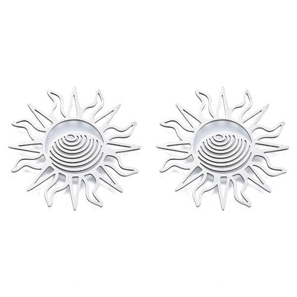 Non-Tarnish 201 Stainless Steel Filigree Joiners