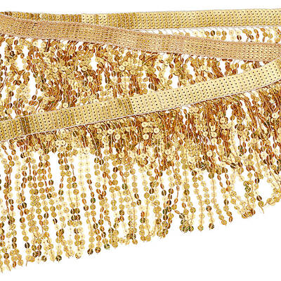 Sparkle PVC Paillette Tassel Ribbons