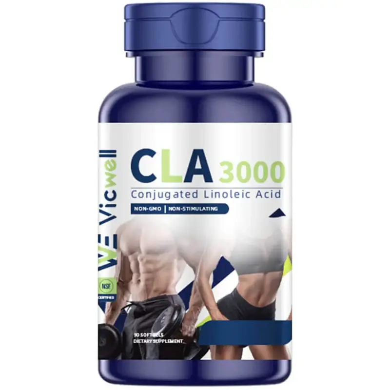 [23.98$ for three bottles] Vicwell CLA 3000 dietary Supplement 90 Softgels 78-84% Conjugated Linoleic Acid