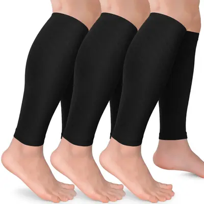 Tinylemon 3 Pairs Calf Compression Sleeves 20-25mmHg for Women Men Leg Support Running Shin Splints Relief Knee Saver Wellkne...