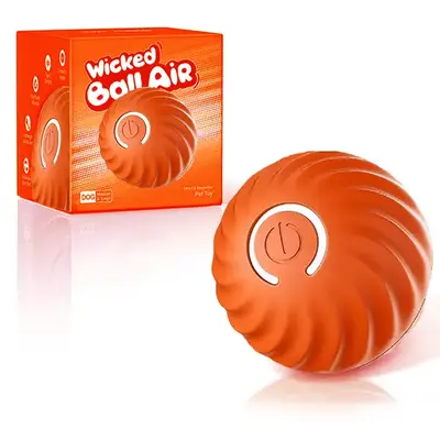 Rechargeable Dog Toy Ball, Self-Rolling Interactive LED Ball, Motion Activated for Dogs, Keeps Your Dog Entertained and Activ...