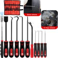 11Pcs Precision Pick & Hook Set with Scraper and Magnetic Telescoping Tool Kit for Remove Automotive Electronics Maintenance ...