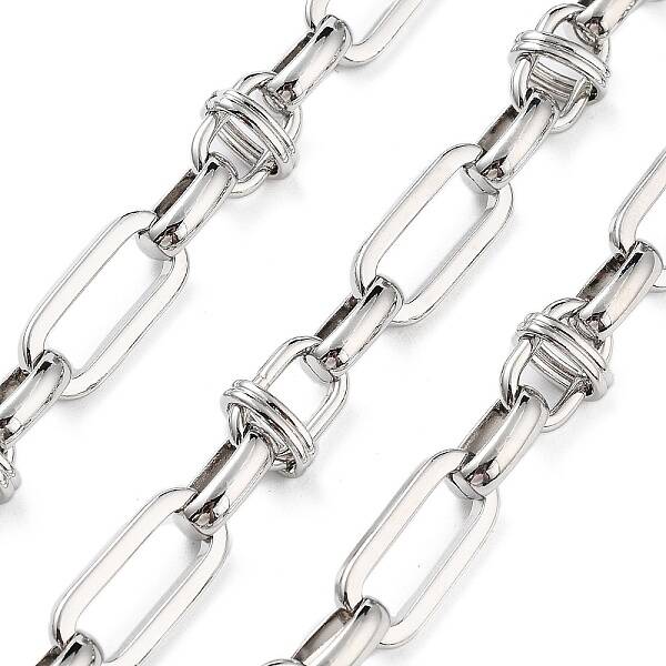 Rack Plating Brass Oval Link Chains