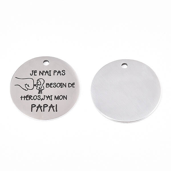 Non-Tarnish 201 Stainless Steel Pendants