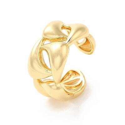Brass Open Cuff Rings