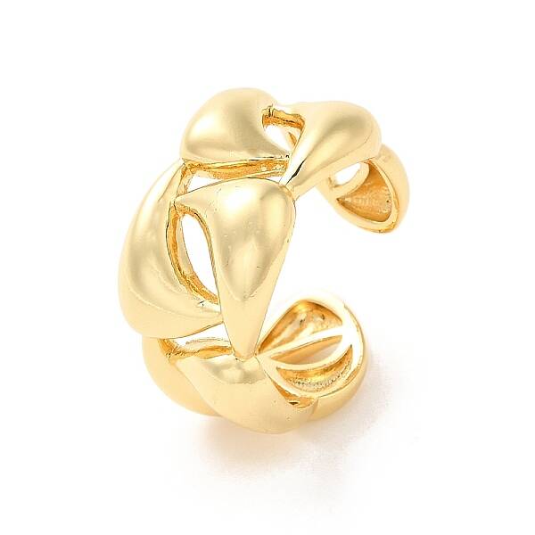 Brass Open Cuff Rings