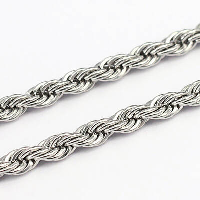Tarnish Resistant 304 Stainless Steel Rope Chains