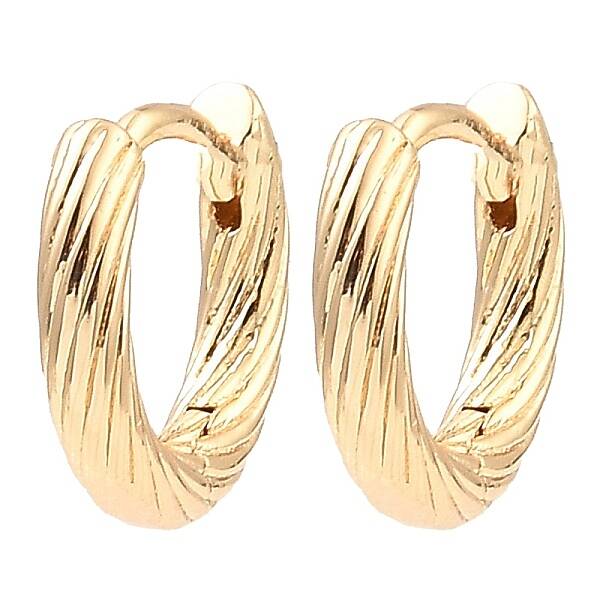 Brass Hoop Earrings