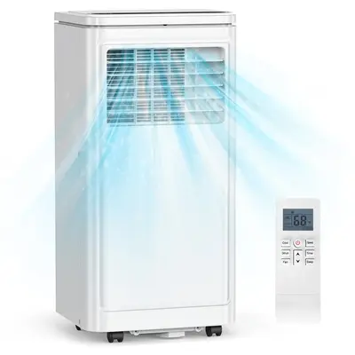 COWSAR 8000/10000 BTU Portable Air Conditioners, Cools up to 450 Sq.ft, Portable AC Built-in Cool, Dehumidifier, Fan Modes, R...