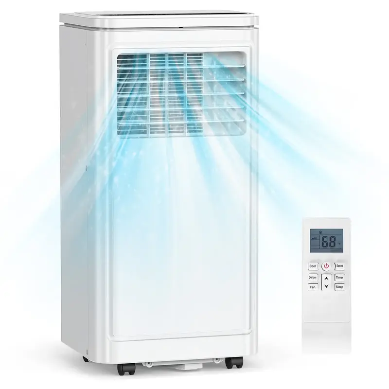 COWSAR 8000/10000 BTU Portable Air Conditioners, Cools up to 450 Sq.ft, Portable AC Built-in Cool, Dehumidifier, Fan Modes, R...