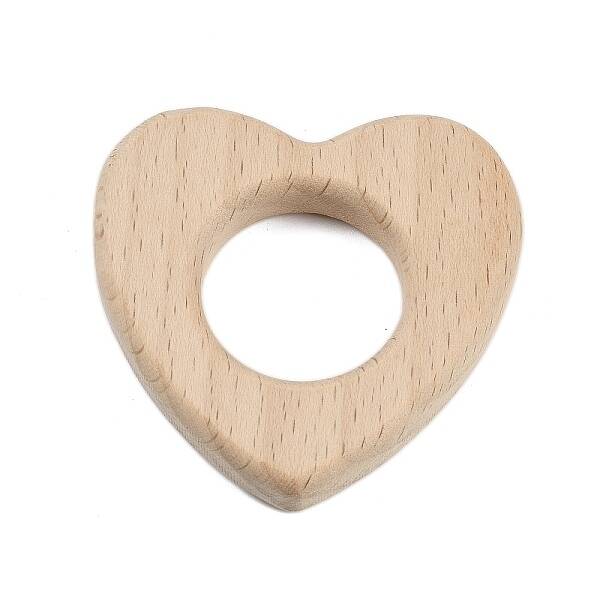 Natural Beech Wooden Baby Teething Toys
