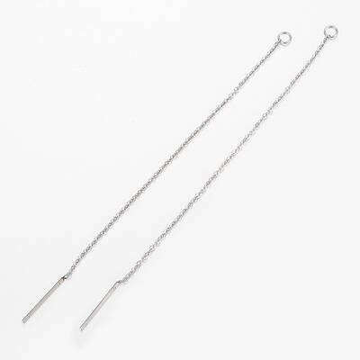 Non-Tarnish 304 Stainless Steel Chain Stud Earring Findings