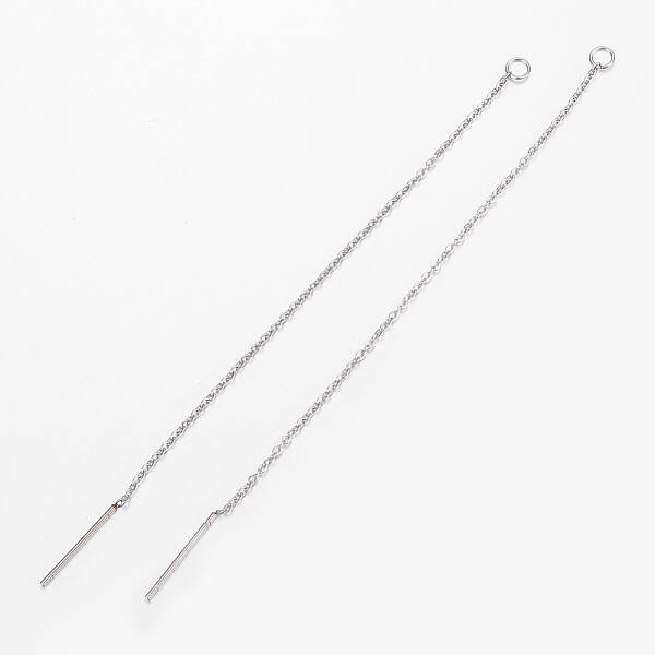 Non-Tarnish 304 Stainless Steel Chain Stud Earring Findings