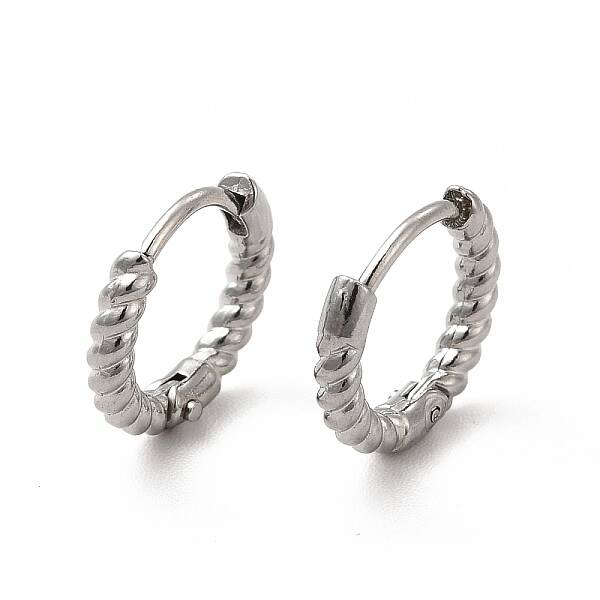 Non-Tarnish 316 Stainless Steel Hoop Earrings for Women