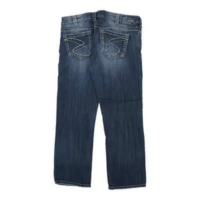 Silver Jeans - 34W UK 12 Dark Wash Cotton