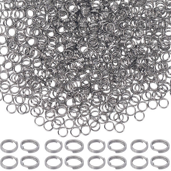 1000Pcs 304 Stainless Steel Split Rings
