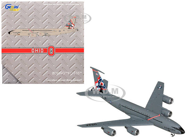 Boeing KC-135R Stratotanker Aircraft Ohio Air National Guard United States Air Force (63-8013) Gray Gemini Macs Series 1/...