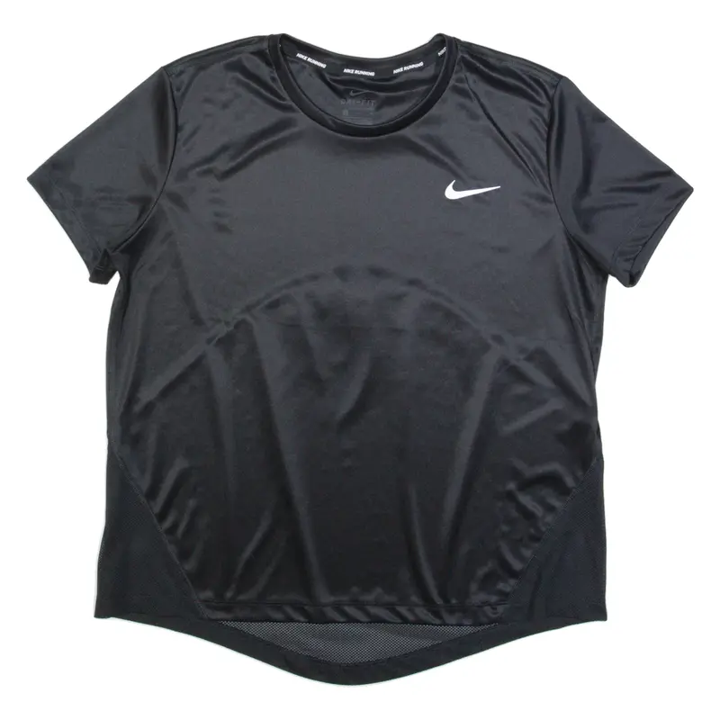 NIKE RUNNING Mens T-Shirt Black M