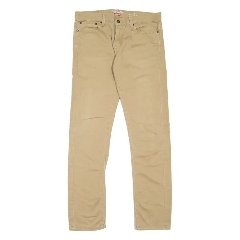 LEVI'S Denizen 208 Mens Jeans Beige Slim Skinny W32 L34