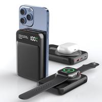 10000mAh Qi Wireless Power Bank with Digital Display - Fast Charging Portable Battery Pack for iPhone, Android Smartphones & ...