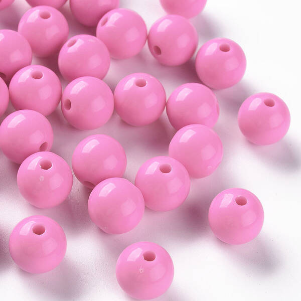 Opaque Acrylic Beads