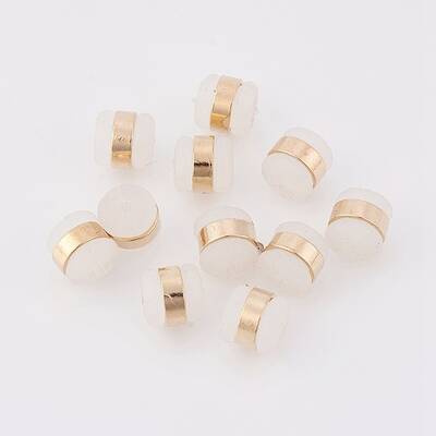 Brass Rubber Ear Nuts