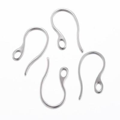 Tarnish Resistant 304 Stainless Steel Earring Hooks