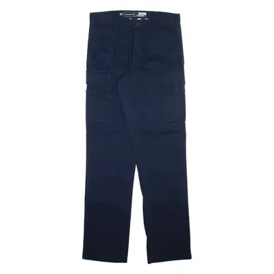 CARHARTT Cargo Mens Trousers Blue Relaxed Straight W33 L36