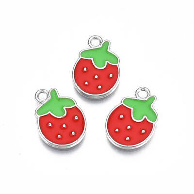 Rack Plating Alloy Enamel Pendants