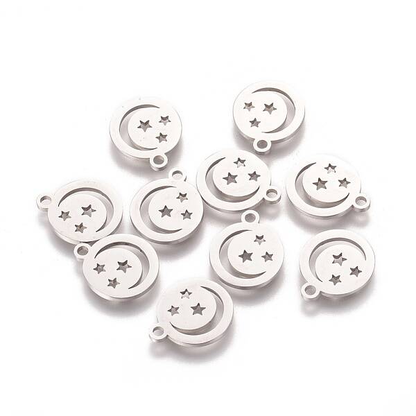 Non-Tarnish 304 Stainless Steel Charms