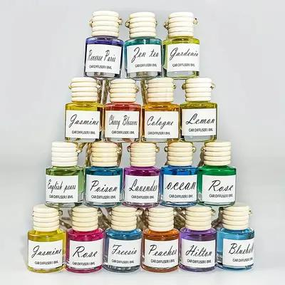 Scented Oil Diffuser, 1 Count Car Long Lasting Fragrance Hanging Air Freshener, Home Fragrance for Living Room, Bedroom, Car,...