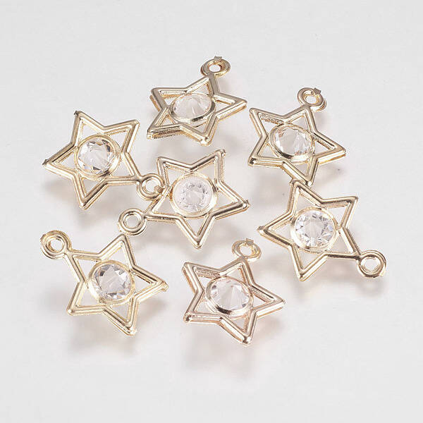 Glass Rhinestone Pendants