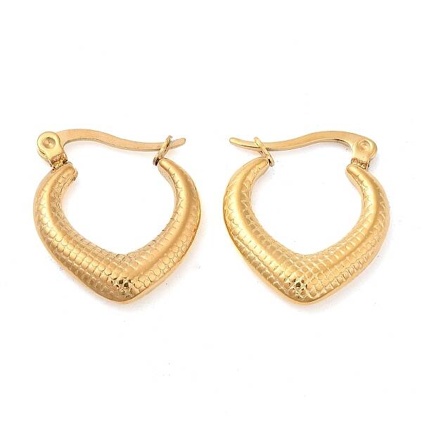 PVD Vacuum Plating 304 Stainless Steel Hoop Earrings for Women