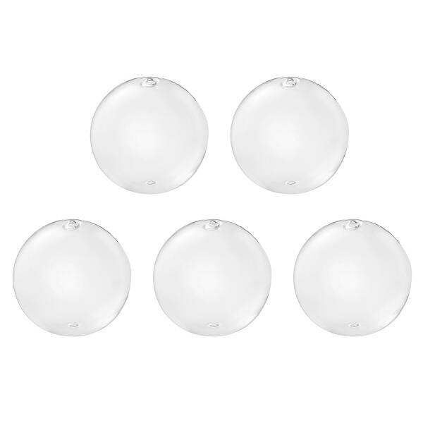 Handmade Two Holes Blown Glass Globe Beads