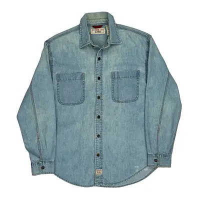 Levis Denim Shirt - Medium Light Wash Cotton