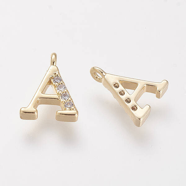 Brass Cubic Zirconia Charms