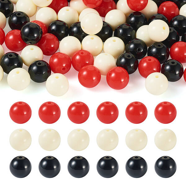 Opaque Acrylic Beads