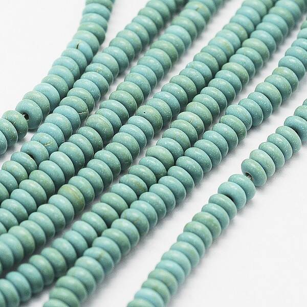 Synthetic Turquoise Bead Strands