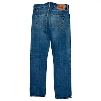 501 Levis Jeans - 32W 34L Blue Cotton