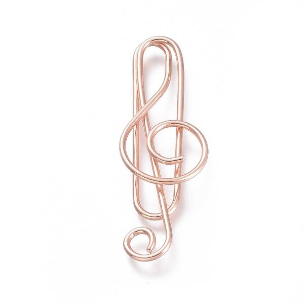 Musical Note Shape Iron Paperclips