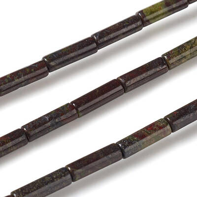 Natural Dragon Blood Jasper Beads Strands