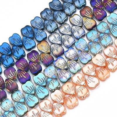 Electroplate Glass Beads Strands
