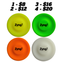 Zyng - Mini Flying Disc - Soft Rubber - Pocket Size - Lightweight